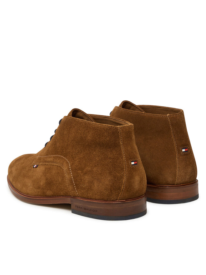 Tommy Hilfiger Schnürschuhe Tommy Hilfiger Dress FM0FM05726 Braun