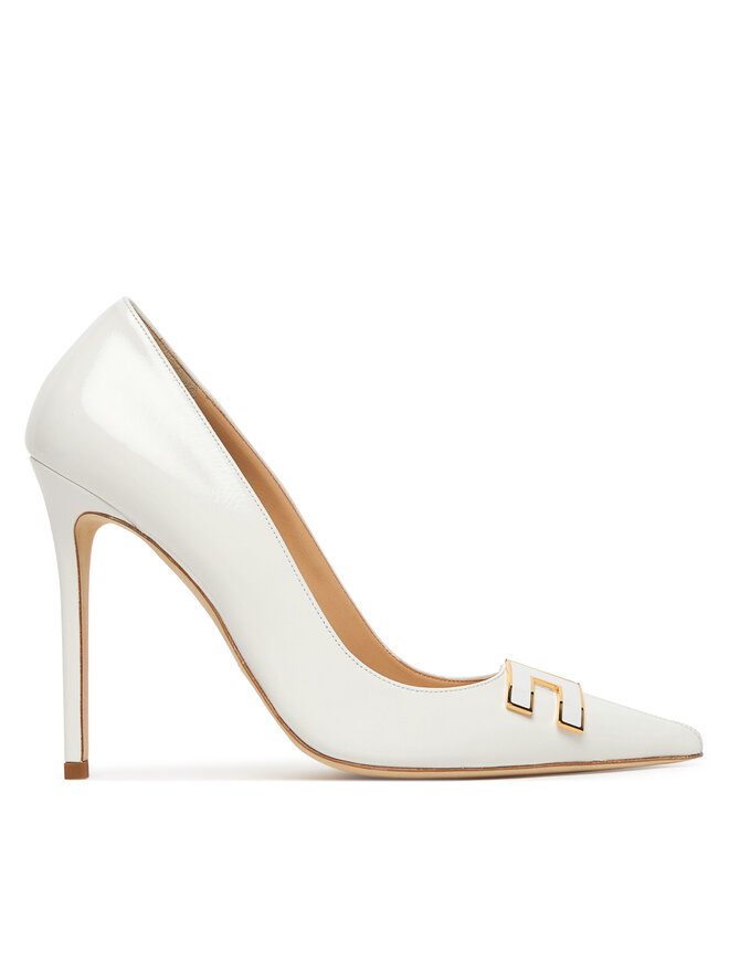 Elisabetta Franchi Туфлі на шпильці Elisabetta Franchi SA14B61E2 Білий