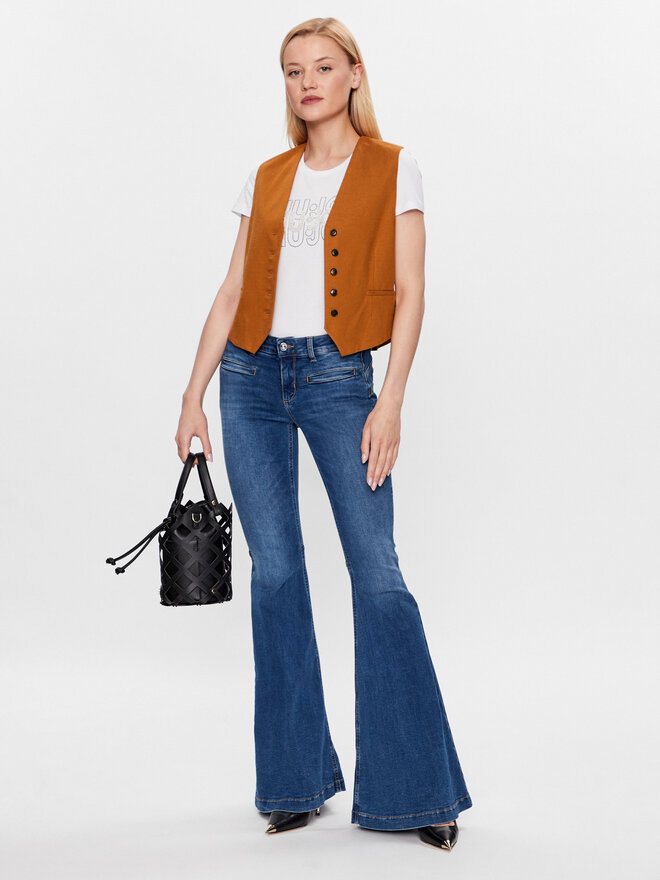 Liu Jo Liu Jo Футболка WF3085 J6308 Білий Regular Fit