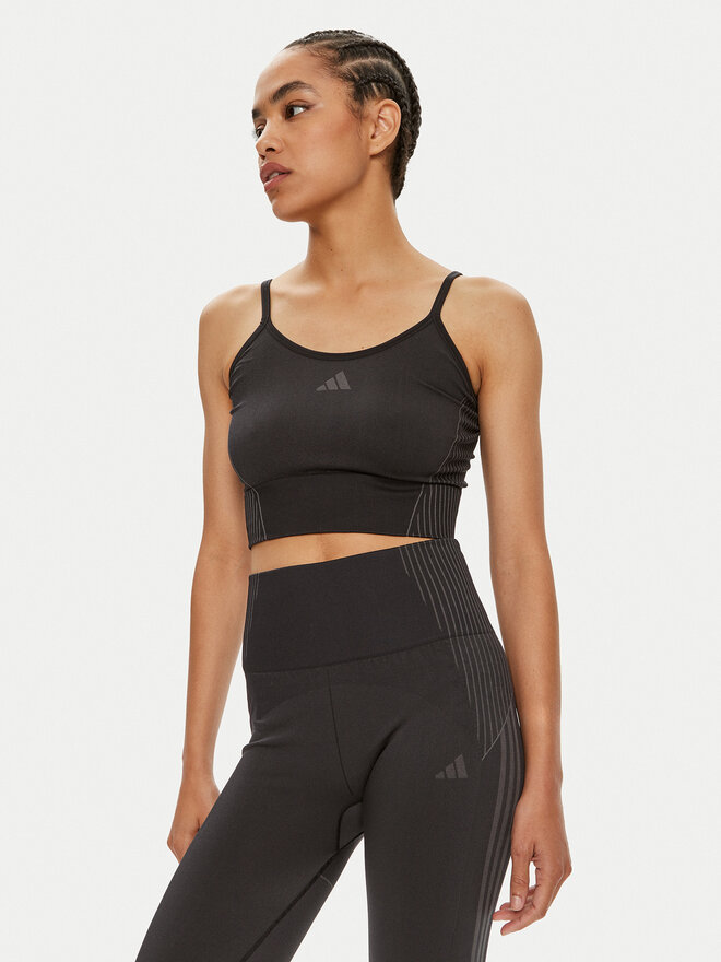 adidas adidas Τοπ Aeroknit IB0684 Μαύρο Slim Fit