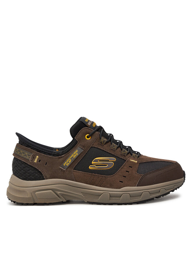 Skechers Sneakersy Skechers Oak Canyon 237450/BRBK Hnedá