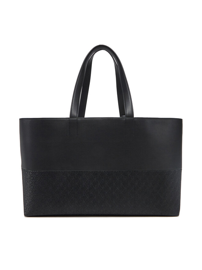 Calvin Klein Borsetta Calvin Klein Ck Mixmedia Shopper_Mono K60K613166 Nero