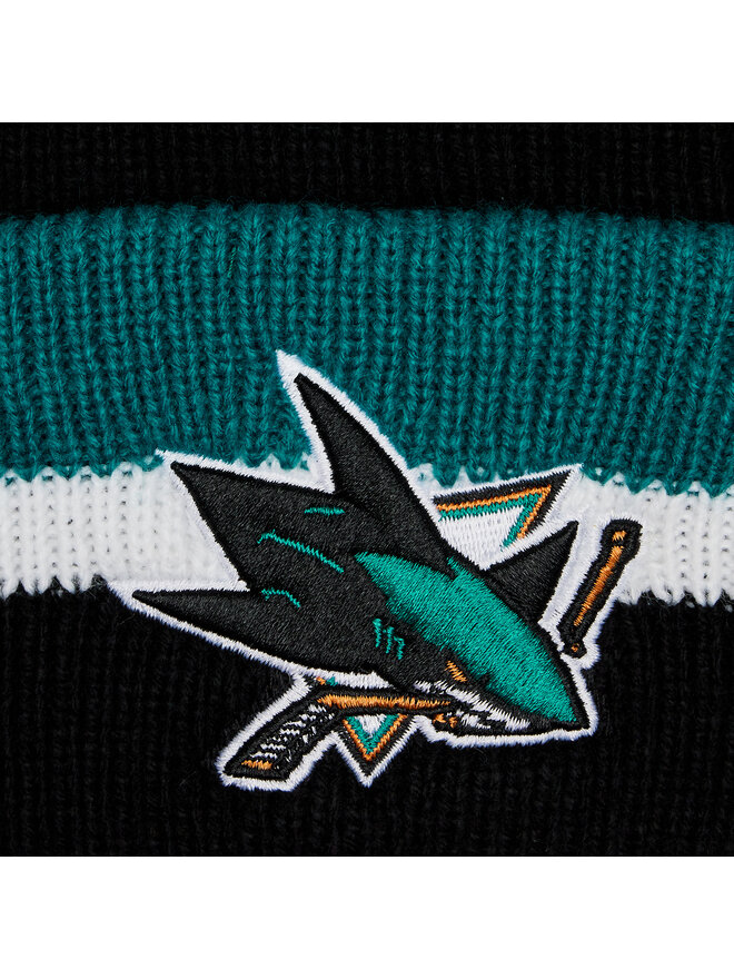 47 Brand Czapka 47 Brand NHL San Jose Sharks Split Cuff 47 H-SPLCC22ACE-BK Czarny