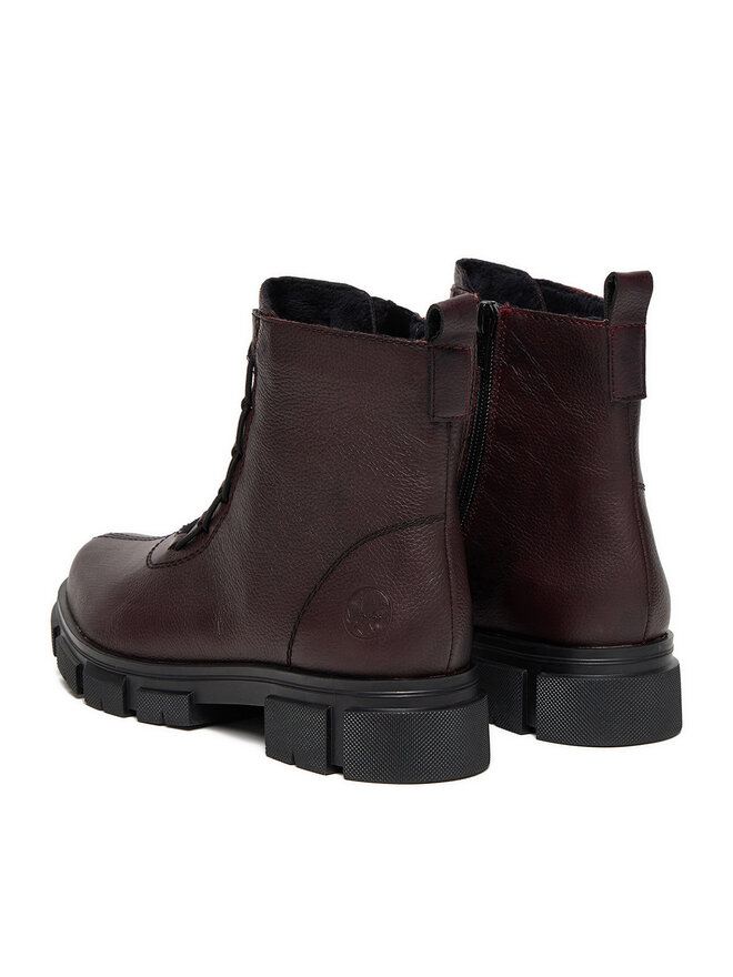 Rieker Botines Rieker Y7150-35 Guinda/burdeos
