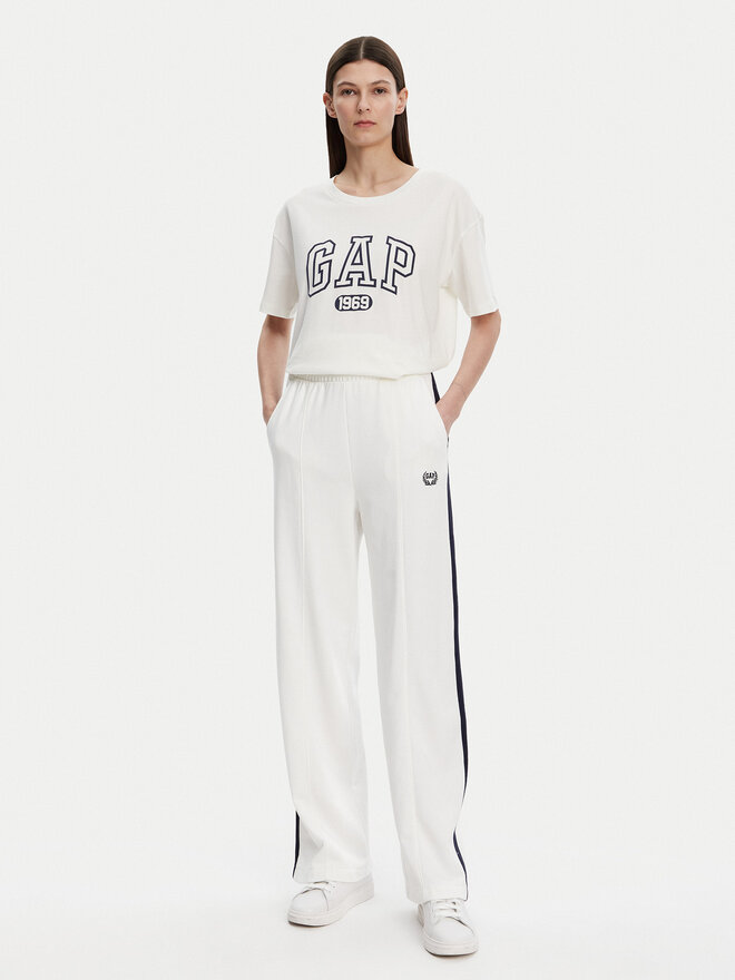 Gap Gap Camiseta 407990-04 Blanco Regular Fit