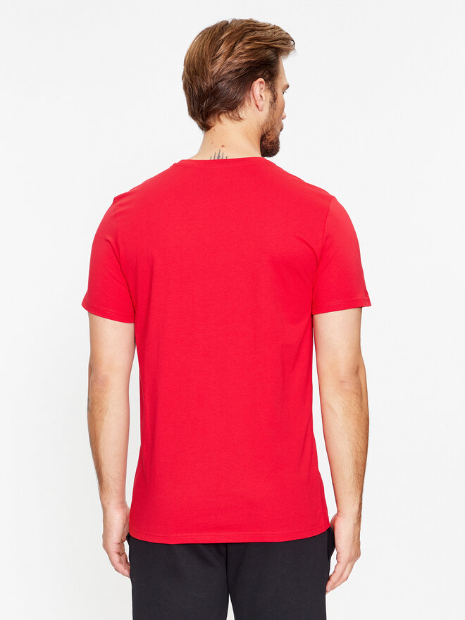 4F 4F Camiseta 4FAW23TTSHM0878 Rojo Regular Fit