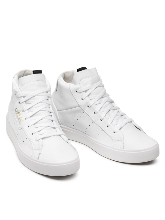 Sneakersy adidas Sleek Mid W EE4726 Bia y eobuwie .pl