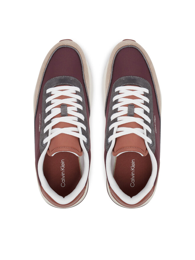 Calvin Klein Αθλητικά Calvin Klein Low Top Lace Up Repreve Mix HM0HM01714 Καφέ