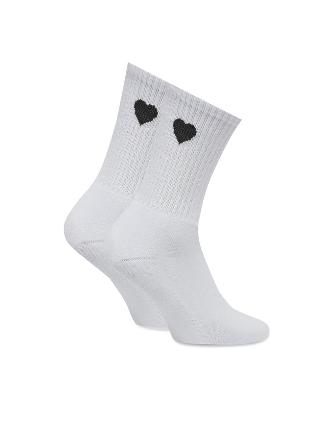 Vero Moda Zestaw 3 par wysokich skarpet damskich Vero Moda Mel 10326816 Biały