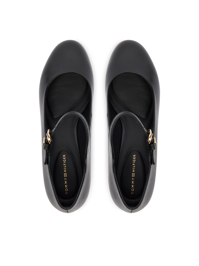 Tommy Hilfiger Pumps Tommy Hilfiger Heeled Maryjane Buckle FW0FW09347 Schwarz