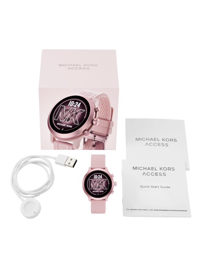 Michael Kors Chytré hodinky Michael Kors Mkgo MKT5070 Růžová