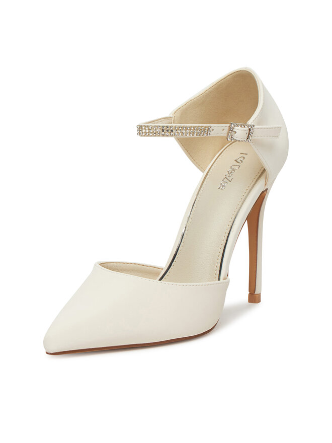 DeeZee Szpilki DeeZee AJ-97503-3 Écru