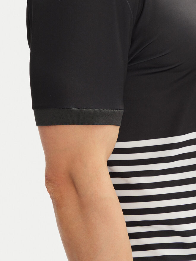BOSS BOSS Poloshirt Paddy Striped C1 50539506 Schwarz Regular Fit