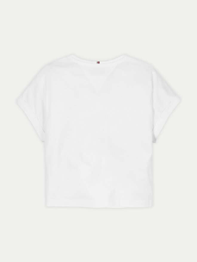 Tommy Hilfiger Tommy Hilfiger T-Shirt KG0KG08525 S Weiß Regular Fit