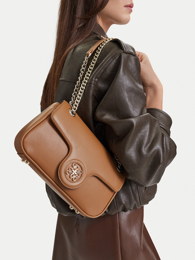 Nine West Handtasche Nine West CEO-GOLDEN THREAD-LDA9338 Dunkelbeige