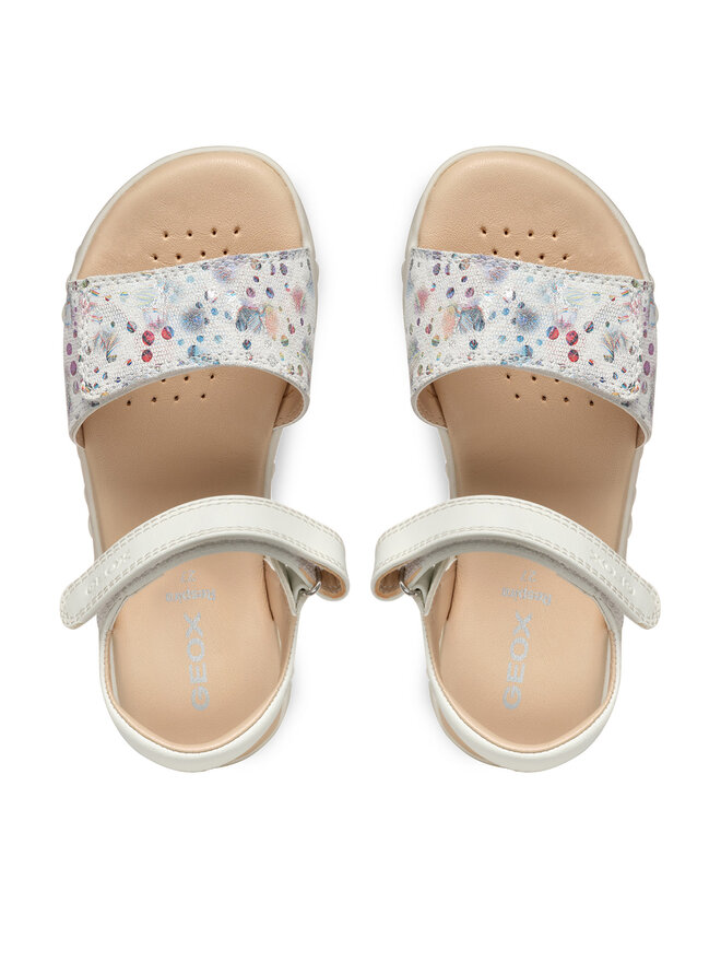 Geox Sandalen Geox J Haiti J028ZA 007BC C1714 M Weiß