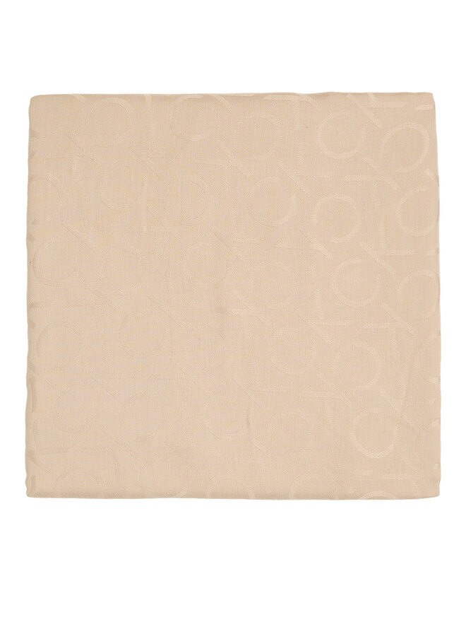 Calvin Klein Foulard Calvin Klein Shiny Jacquard Monogram K60K612974 Beige
