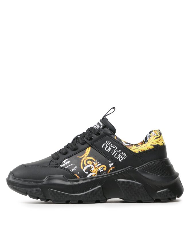 Versace Jeans Couture Сникърси Versace Jeans Couture 74YA3SC2 Черен