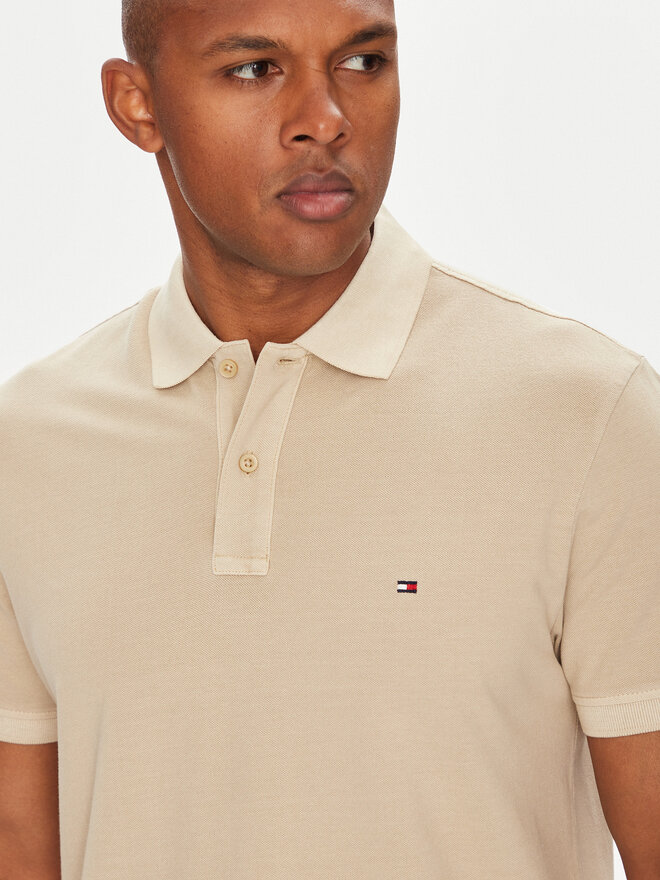 Tommy Hilfiger Tommy Hilfiger Poloshirt MW0MW34757 Beige Regular Fit