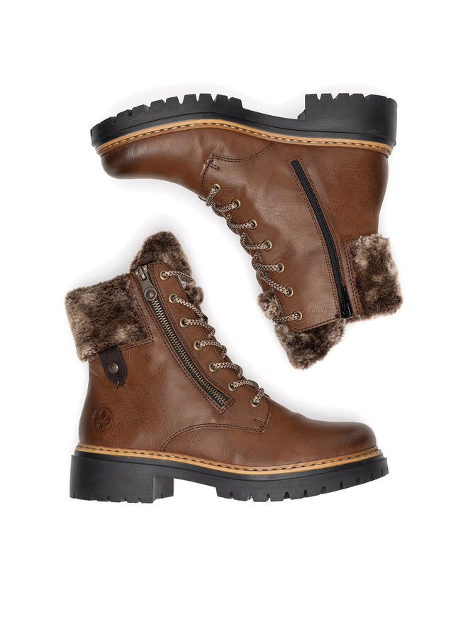 Rieker Μποτάκια Rieker 72608-24 Καφέ