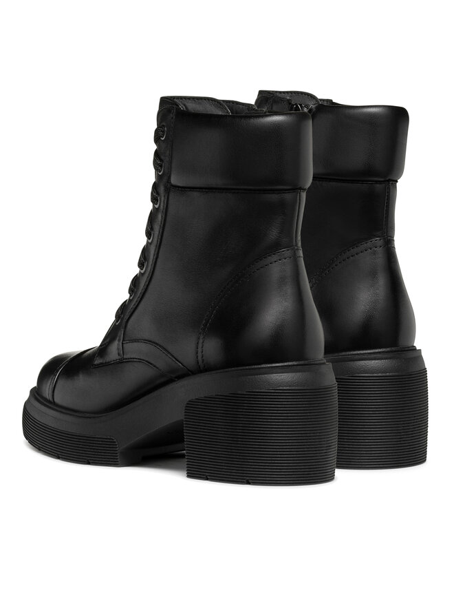 Geox Polokozačky Geox D Spherica Ec15 D46WWB 043BC C9999 Černá