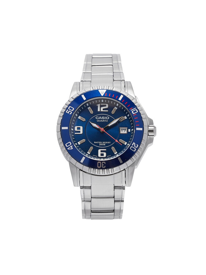 Casio Zegarek Casio MTD-1053D-2AVES Srebrny