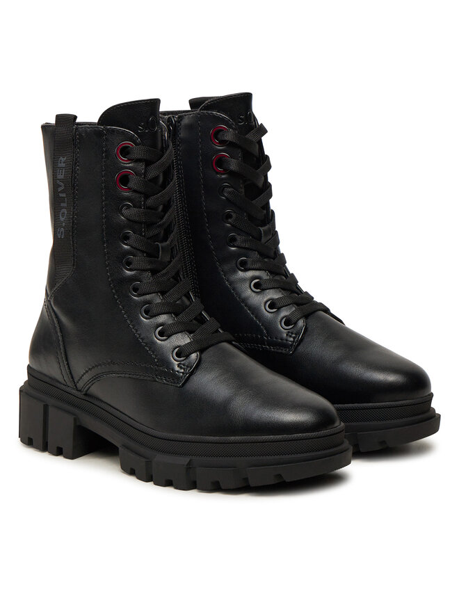s.Oliver Schnürstiefeletten s.Oliver 5-25221-43 Schwarz