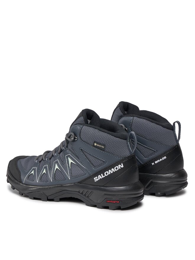 Salomon Pārgājienu apavi Salomon X Braze Mid GORE-TEX L47181100 Melns