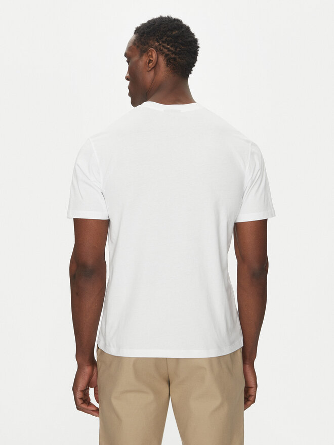 Save The Duck Save The Duck Camiseta DT1197M BESY20 Blanco Regular Fit