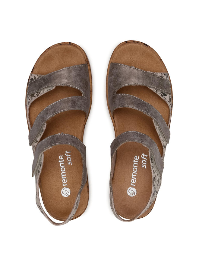 Remonte Women's R8759-60 Heeled Mule Sandals- Beige