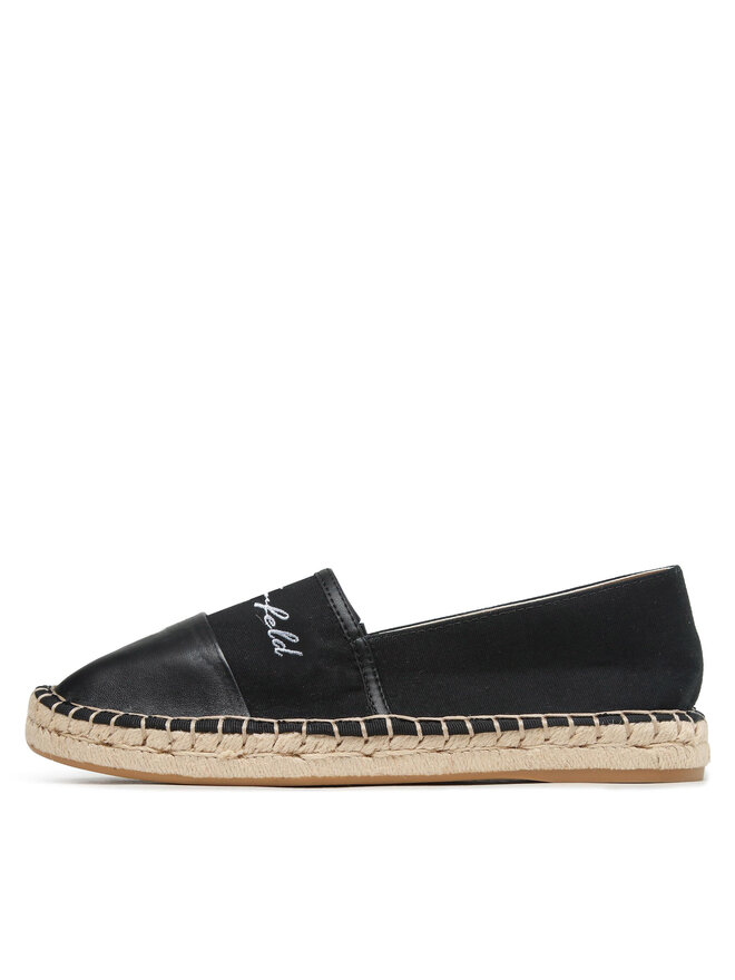 KARL LAGERFELD Espadryle KARL LAGERFELD KL80123 Czarny