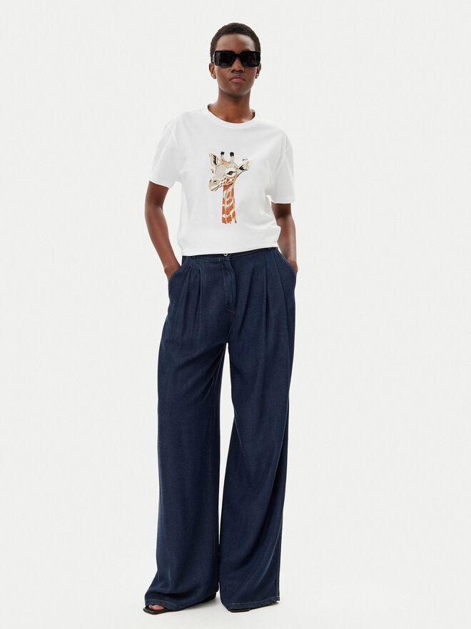 Liu Jo Liu Jo Camiseta WA5230 JS904 Blanco Regular Fit
