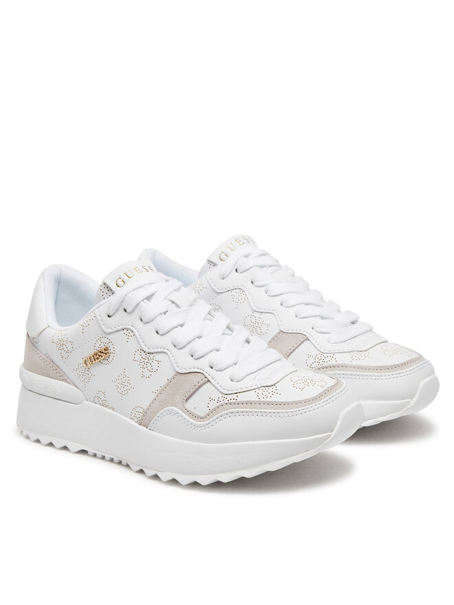 Guess Сникърси Guess FLPVI3 LEL12 Бял