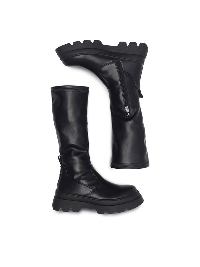 DeeZee Kozačky DeeZee CS6172-05L Černá