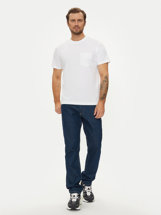 Gap Gap Marškinėliai 507947-00 Balta Regular Fit