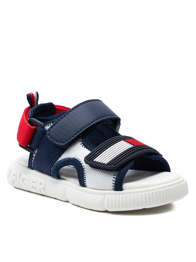 Tommy Hilfiger Сандали Tommy Hilfiger T1B2-33421-1591 S Бял