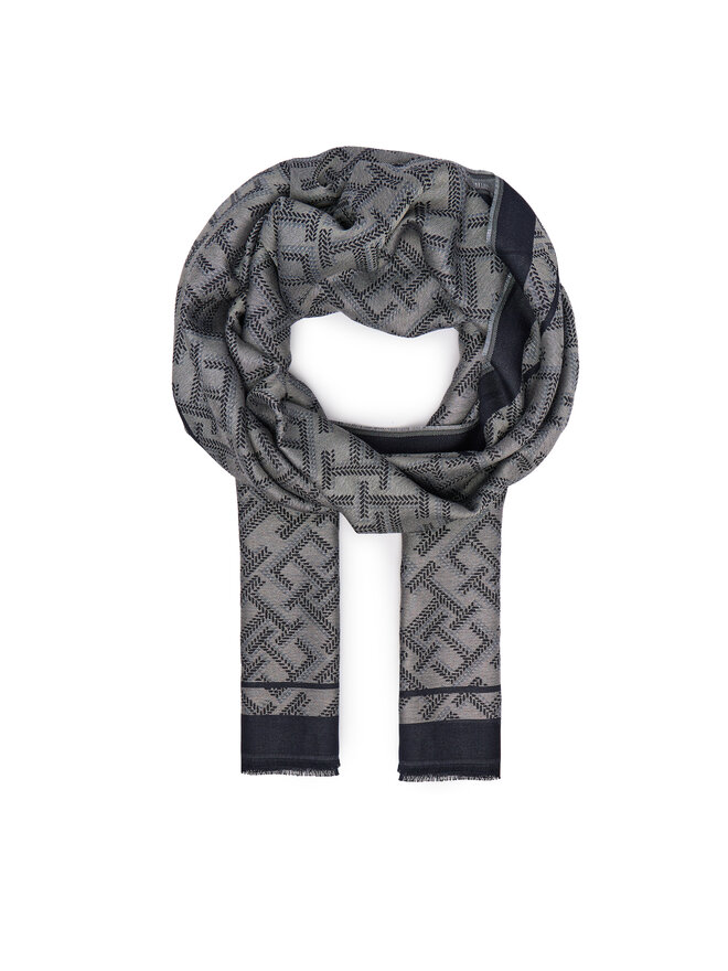 Tommy Hilfiger Schal Tommy Hilfiger Th Monologo AW0AW19115 Dunkelblau