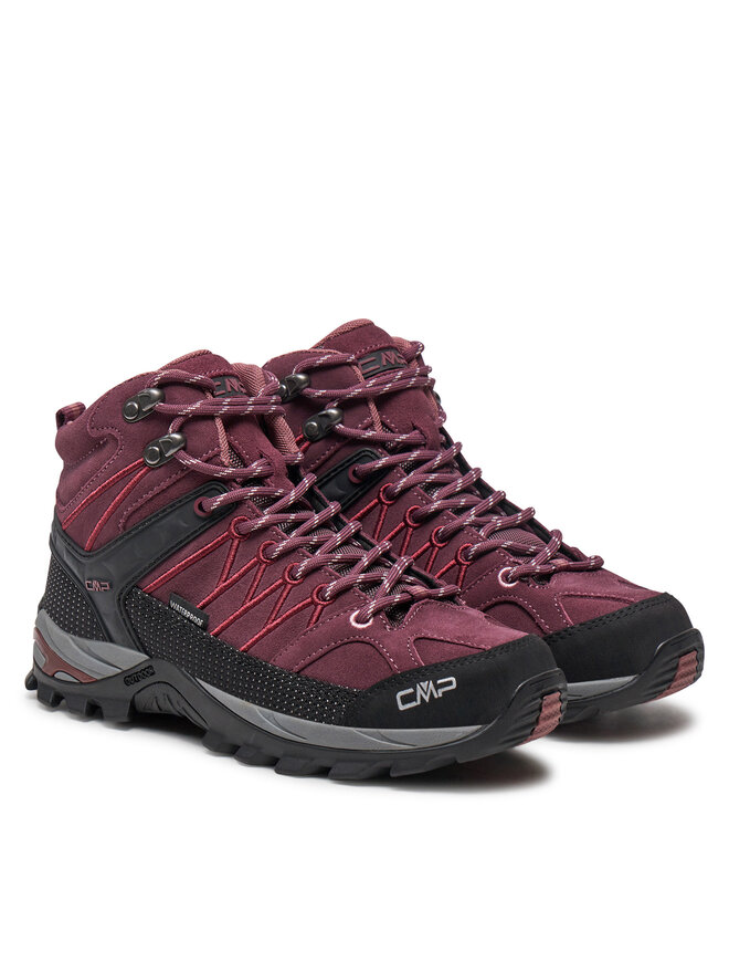 CMP Scarpe da trekking CMP Rigel Mid Wmn Trekking Shoes Wp 3Q12946 Bordeaux
