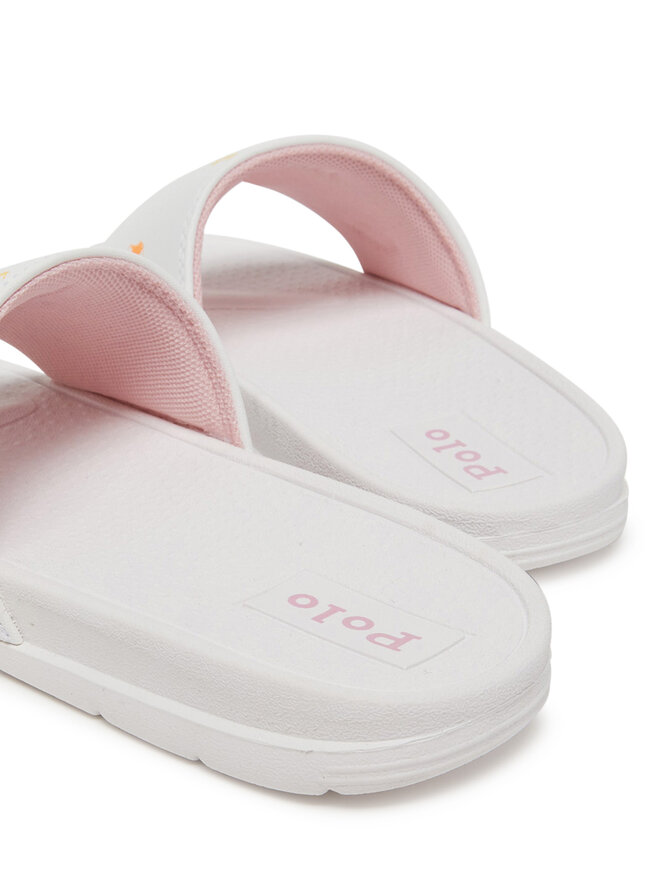 Polo Ralph Lauren Παντόφλες Polo Ralph Lauren RL01854101 Λευκό