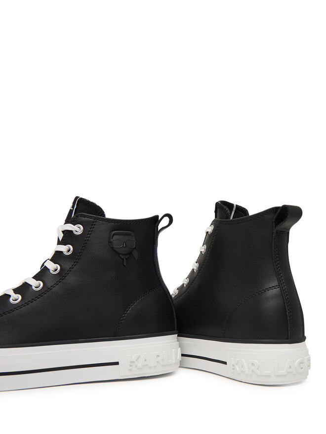 KARL LAGERFELD Sneakers aus Stoff KARL LAGERFELD Kampus Max KL60456 Schwarz