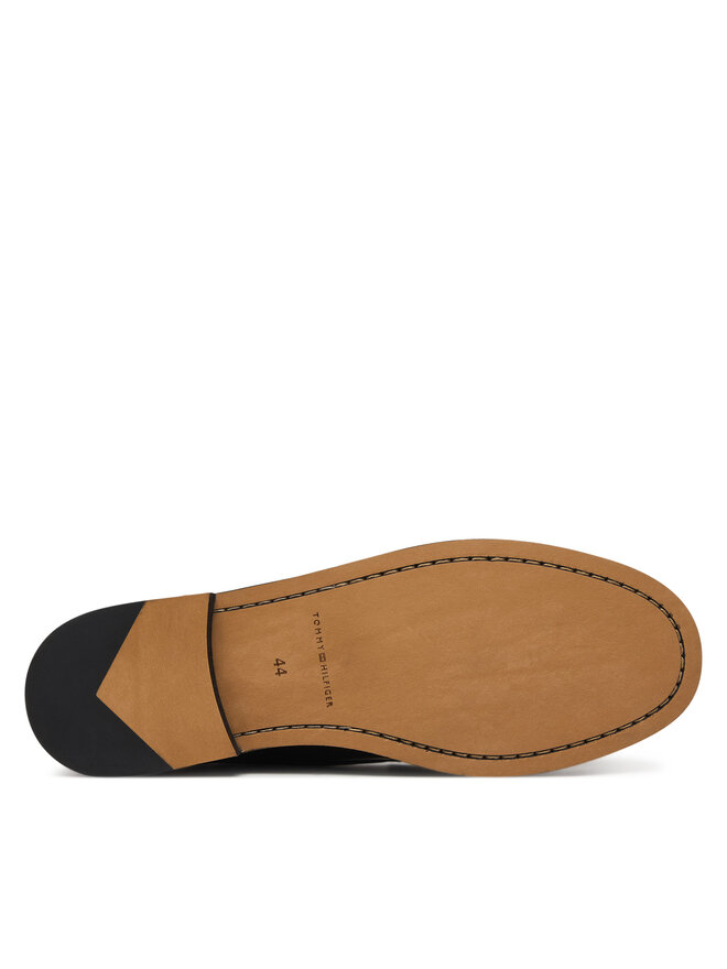 Tommy Hilfiger Mokassins Tommy Hilfiger Hilfiger Penny Patent Lth Loafer FM0FM05687 Dunkelblau