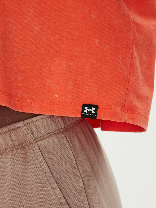 Under Armour Under Armour Футболка Rival Wash 1389724 Оранжевий Loose Fit