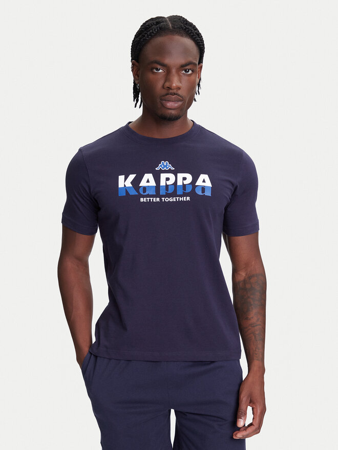 Kappa Kappa T-Shirt 351U8KW 193 Dunkelblau Regular Fit