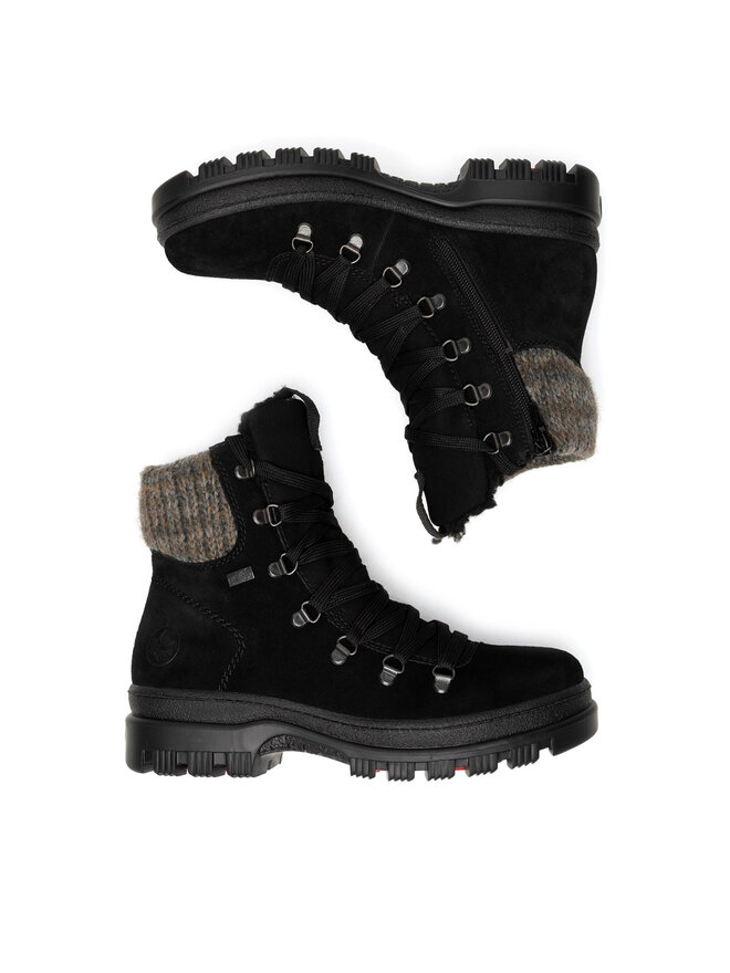 Rieker Schnürschuhe Rieker X8200-00 Schwarz