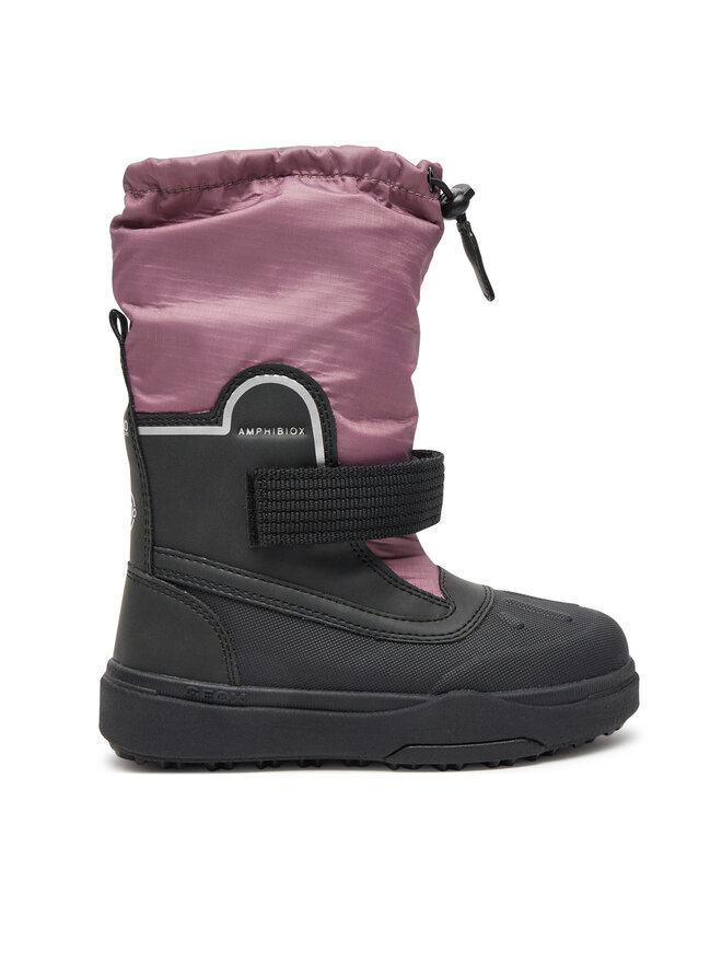 Geox Čizme za snijeg Geox J Bunshee PG Abx B J46HSB-0MEFU C8049 Crna