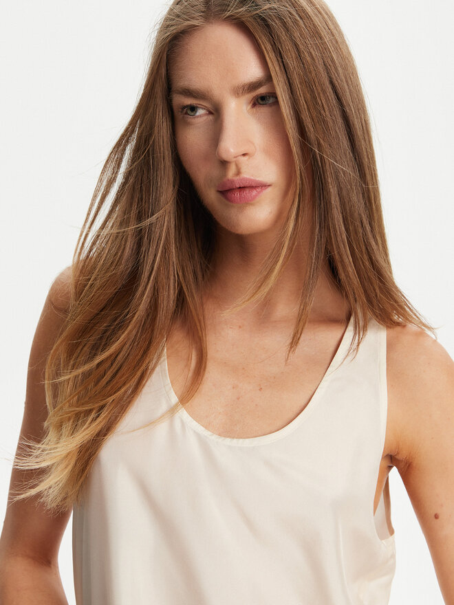 Marella Marella Felső Meana 2513161045 Ekru Regular Fit