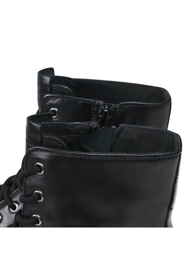 Geox Schnürstiefeletten Geox D Bleyze A D16QDA 00043 C9999 Schwarz