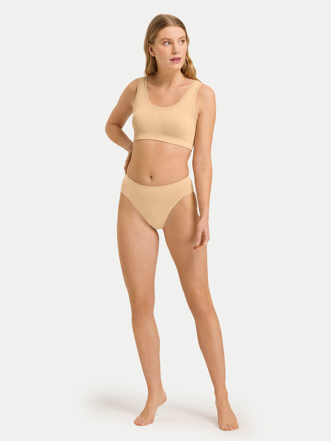 Hanro Hanro Top de sujetador Touch Feeling 71806 Beis