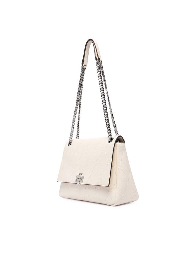 Tory Burch Сумка Tory Burch Charlie Quilted Shoulder Bag 185828 Бежевий