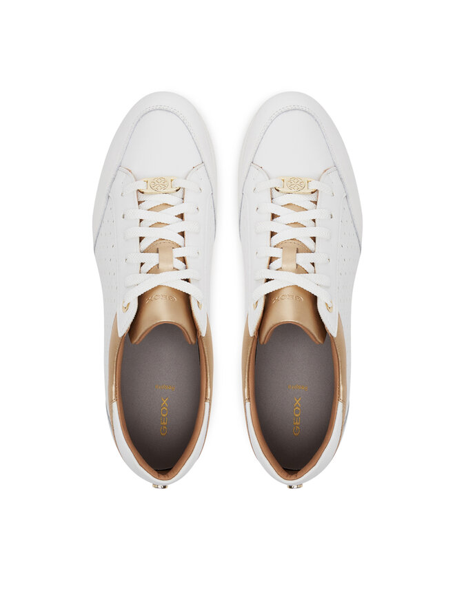 Geox Sneakersy Geox Myria C D5568C 05485 C1000 Bílá